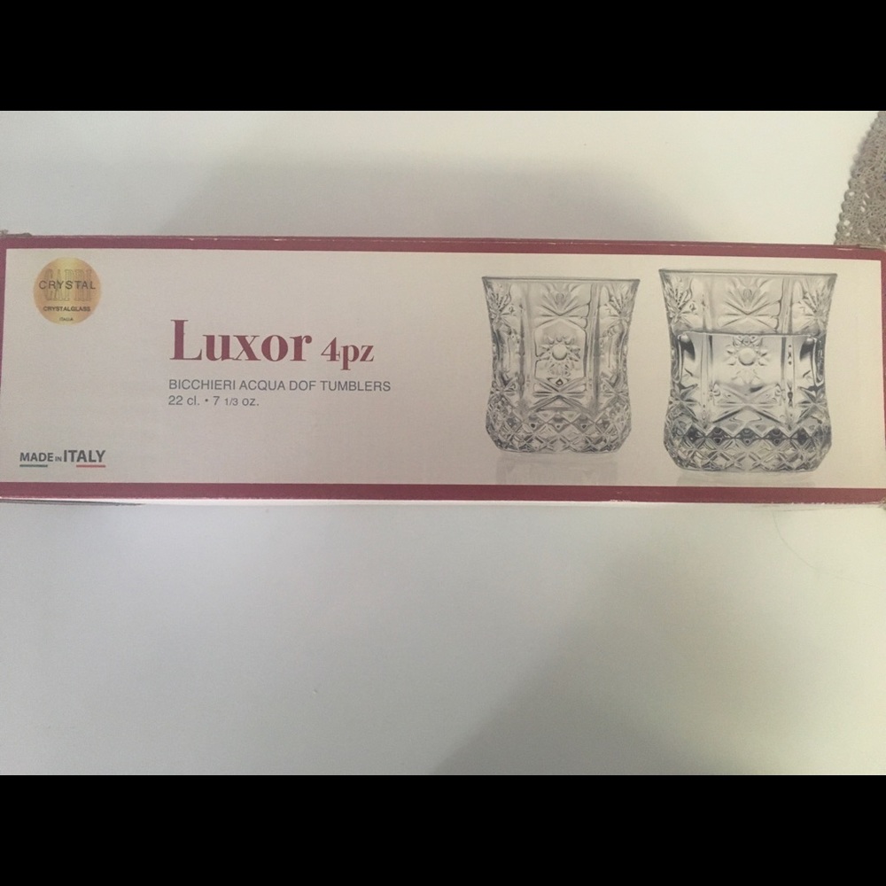 Whiskey glasses made in Italy 4pcs